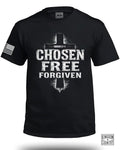 Chosen Free Forgiven Romans 8:1-2 T-Shirt
