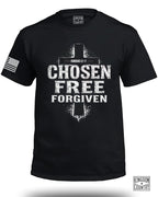 Chosen Free Forgiven Romans 8:1-2 T-Shirt