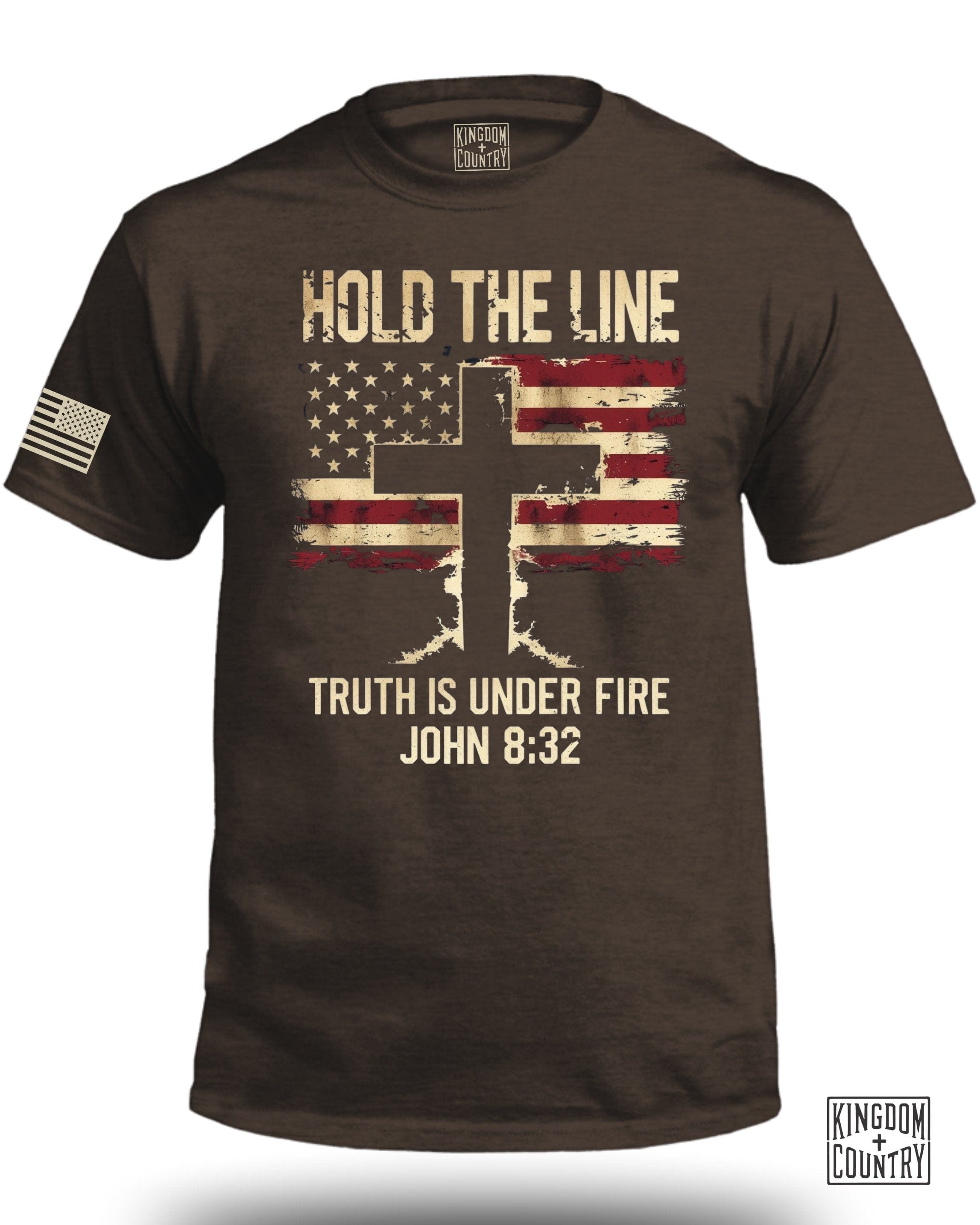 Hold The Line Truth is Under Fire Front T-Shirt