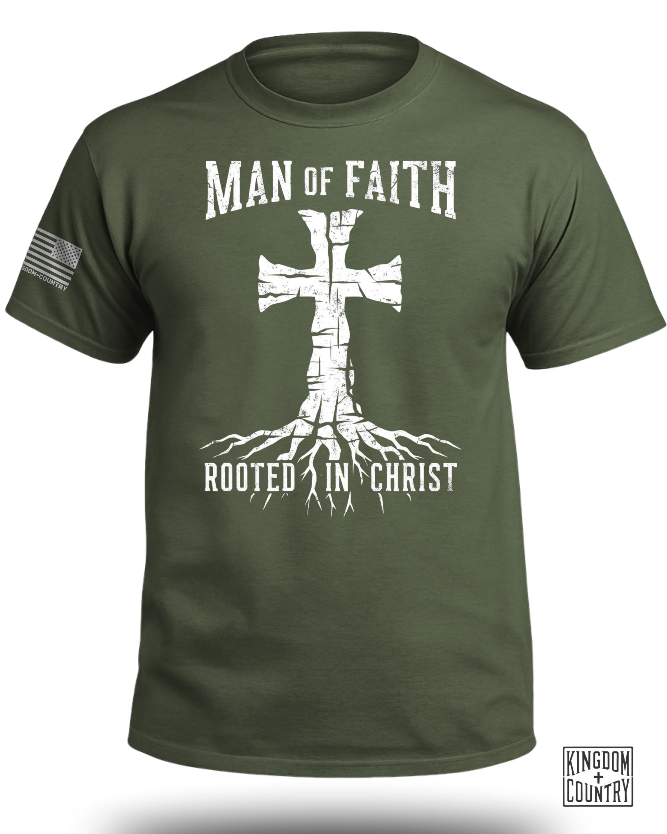 Man of Faith Rooted In Christ T-Shirt