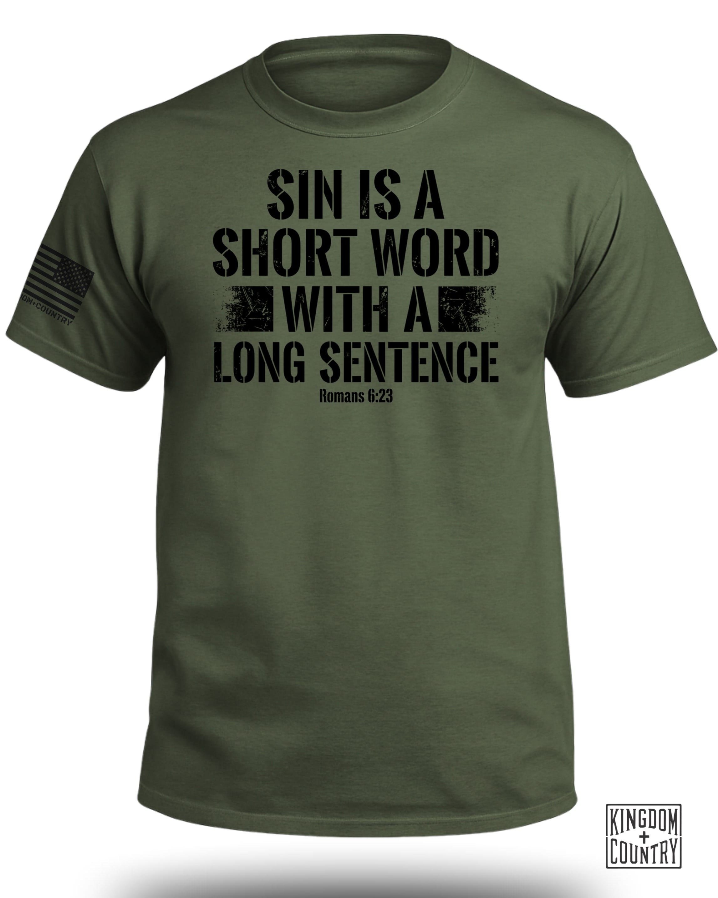 Sin is a Short Word T-Shirt