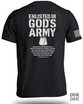 Enlisted In God's Army T-Shirt