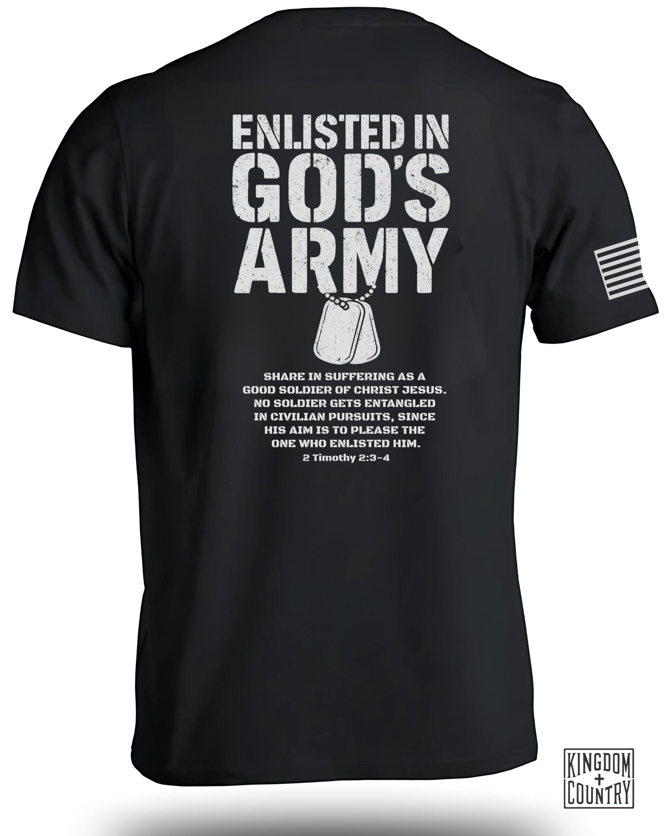 Enlisted In God's Army T-Shirt
