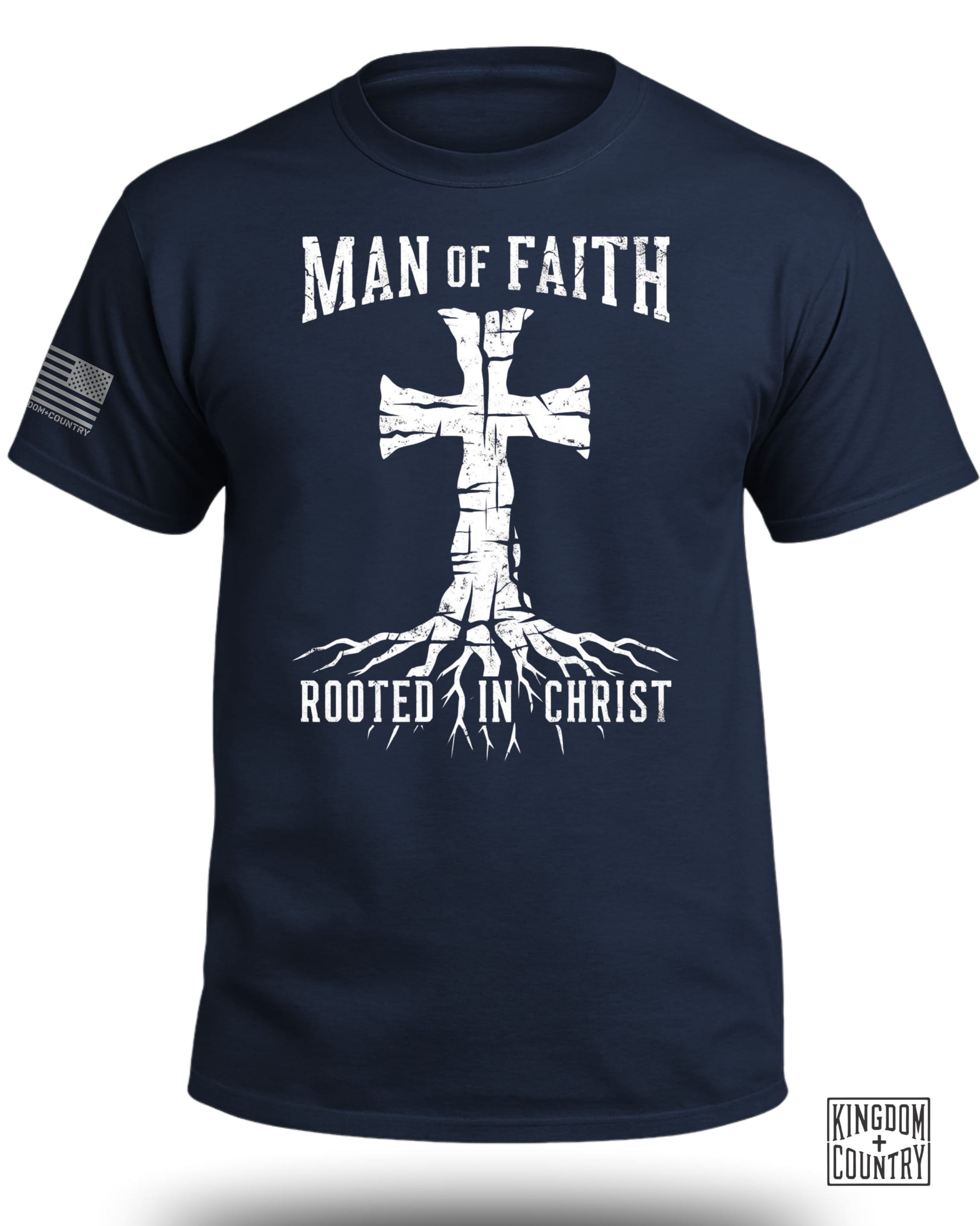 Man of Faith Rooted In Christ T-Shirt