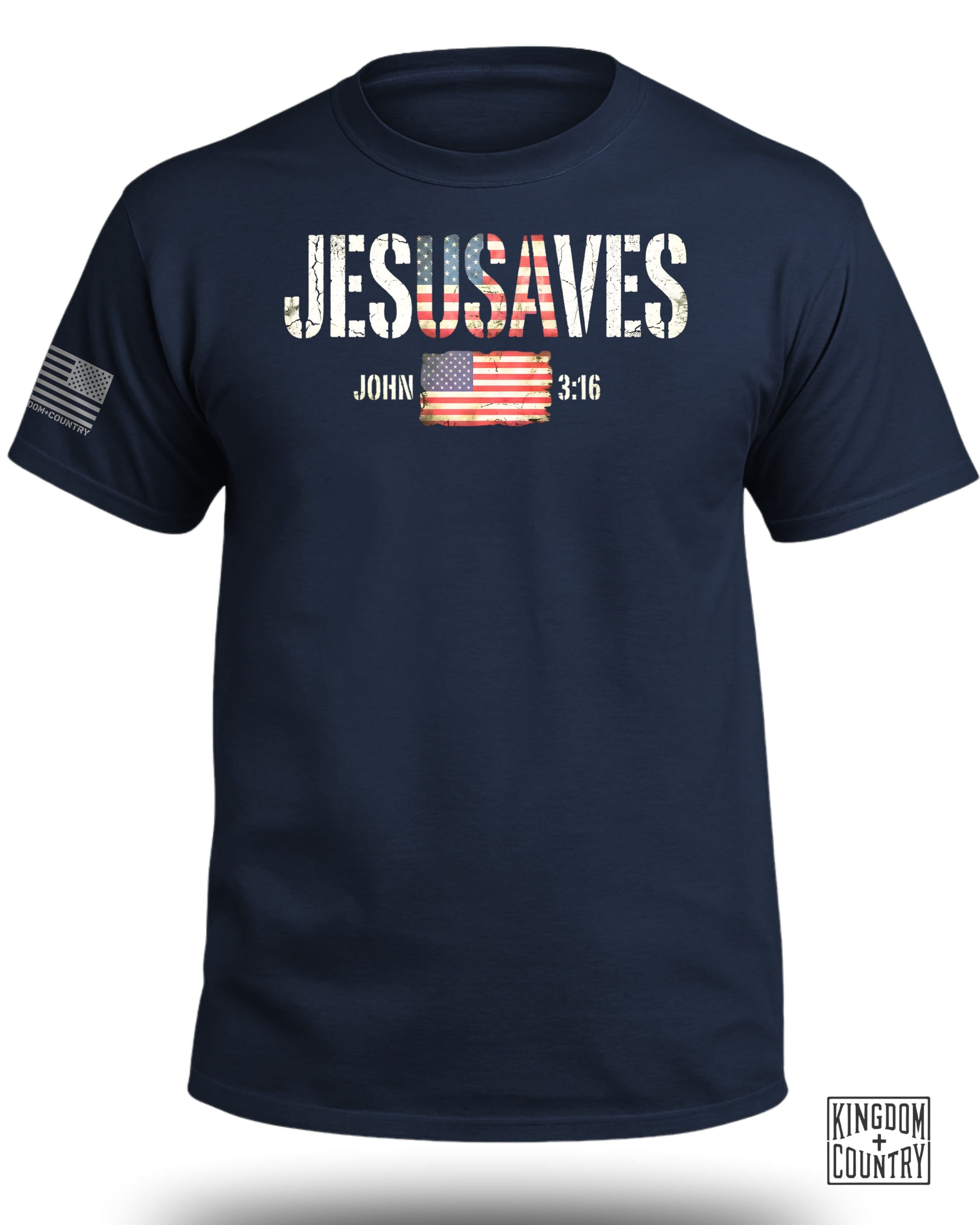 Jesus Saves Patriotic T-Shirt