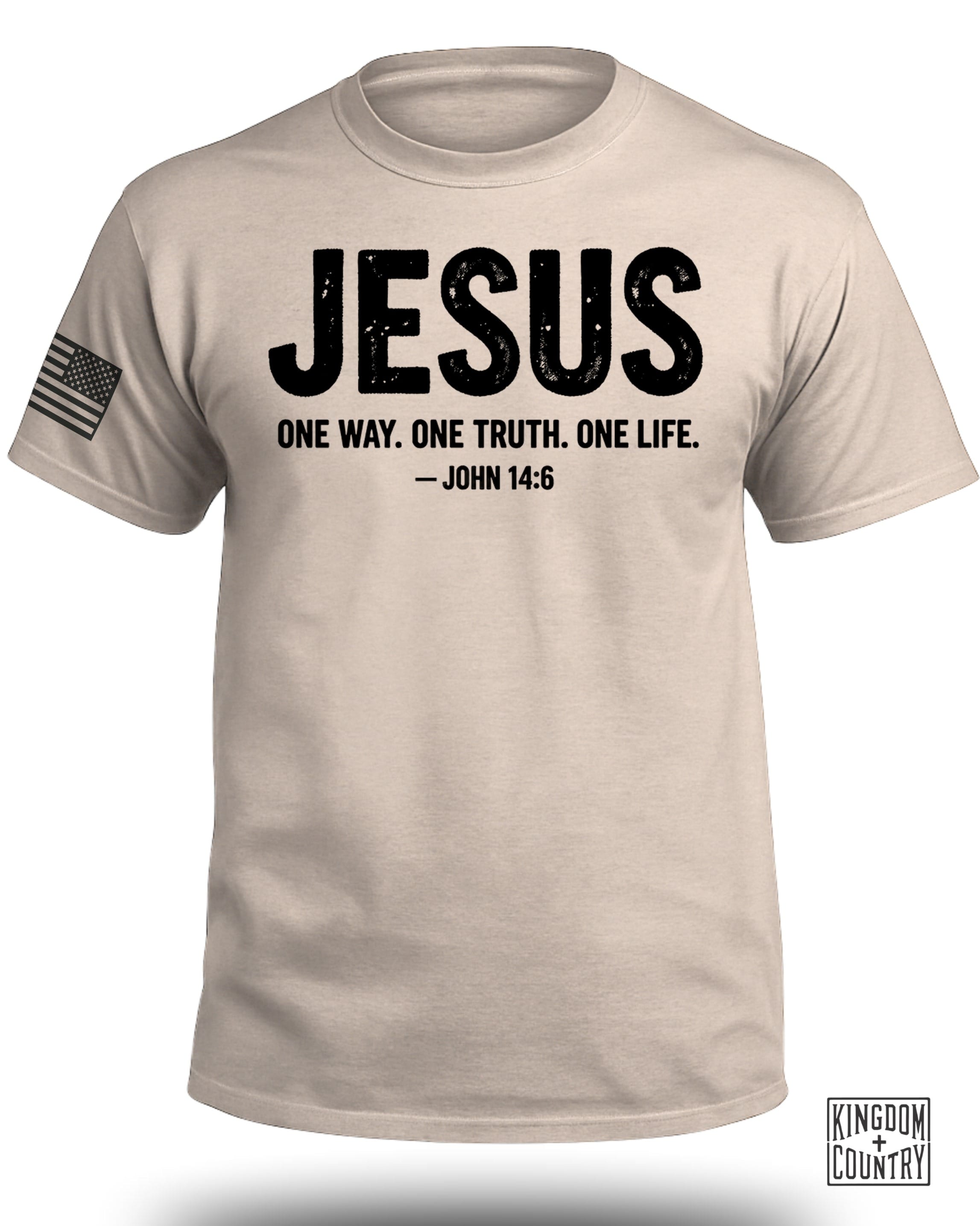 Jesus One Way One Truth One Life T-Shirt