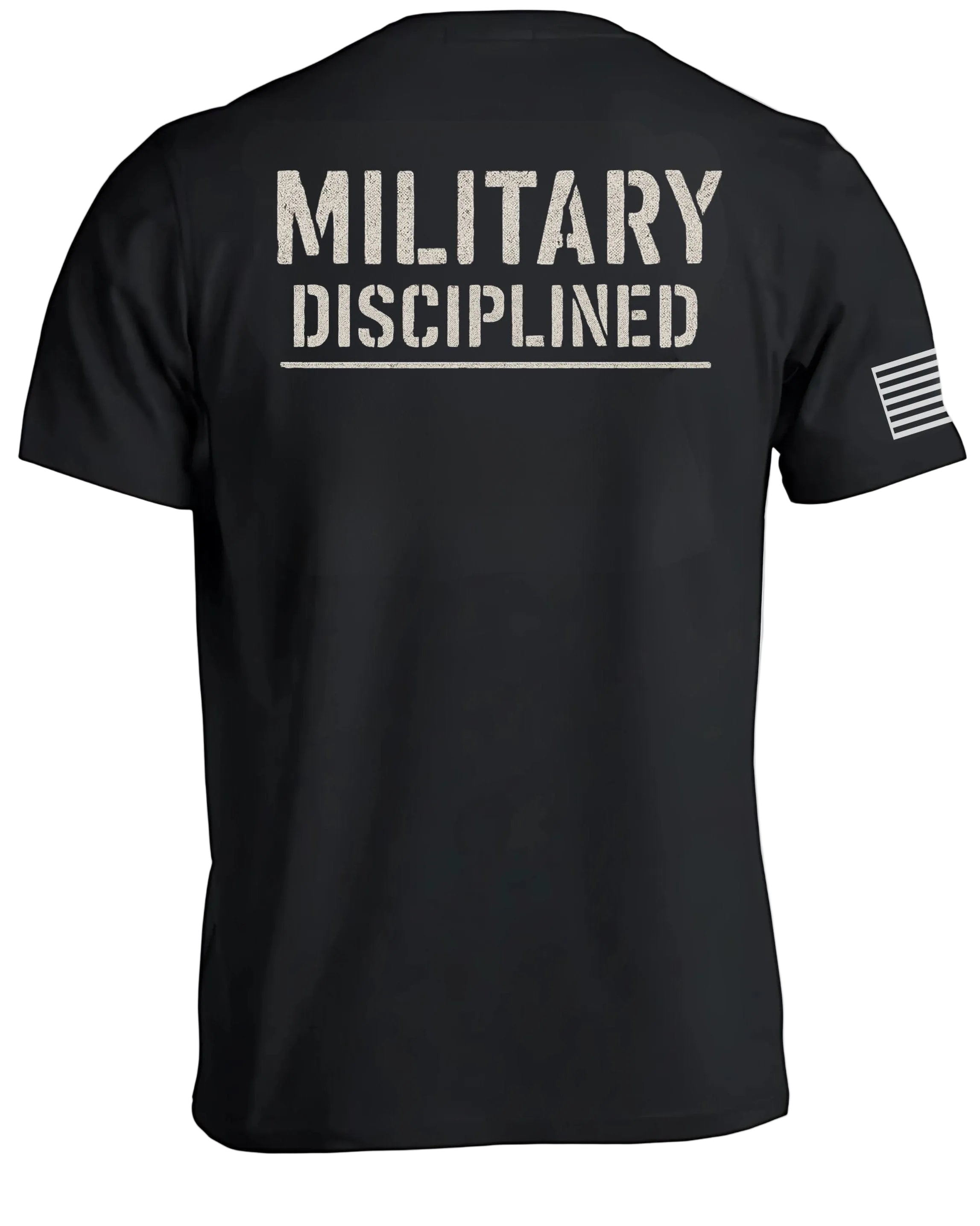 Military Disciplined Graphic T-Shirt